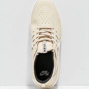 nike sb nyjah free beach & sail sequoia skate shoes